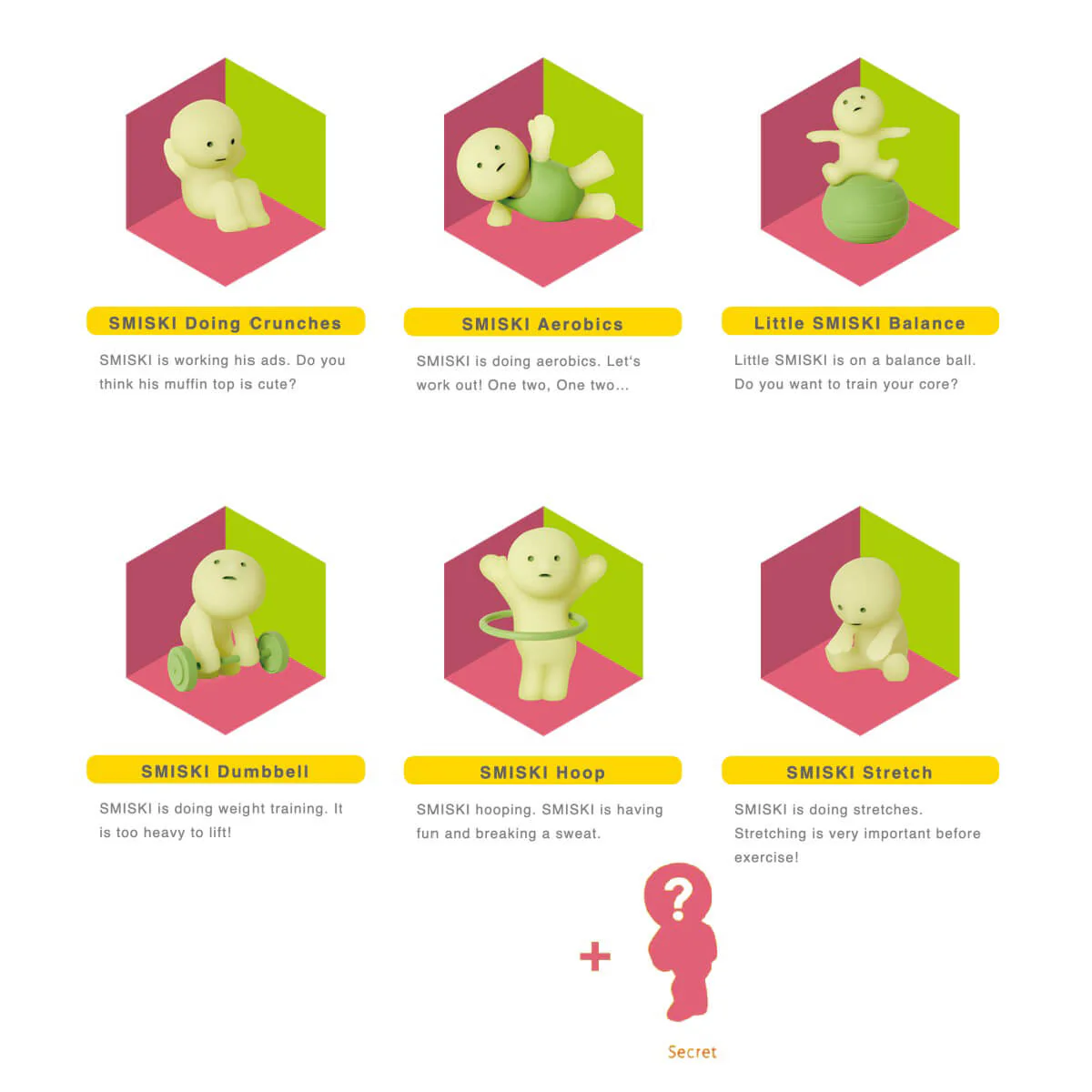 Smiski Exercising - Smiski Shop